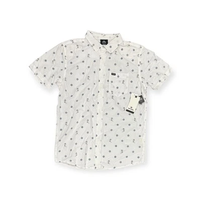 Camisa de manga corta Rip Curl Off White para hombre Hula Breach, XXL Foto 1 de 2