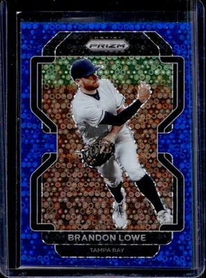 2022 Prizm Brandon Lowe Blue Mojo #97/199 Rays - Image 1 of 2