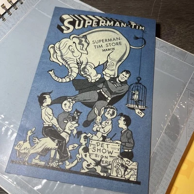 Superman-Tim March 1949 Golden Age DC Superman Comic 2008 Reprint Reproduction - Image 1 of 2