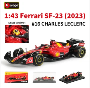 Bburago 1:43 F1 Formula SF24 SF23 Monza Ferrari Car Carlos Sainz Charles Leclerc - Picture 1 of 17