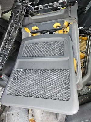 Cubierta trasera asiento delantero Honda Pilot 2003-2008 gris claro OEM panel malla almacenamiento Foto 1 de 4