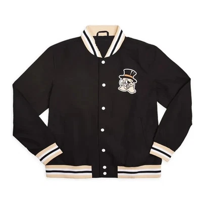 Chaqueta Wake Forest Demon Deacons Bombardero Chaqueta de Fútbol Universitario US Tarif Pagada  Foto 1 de 3