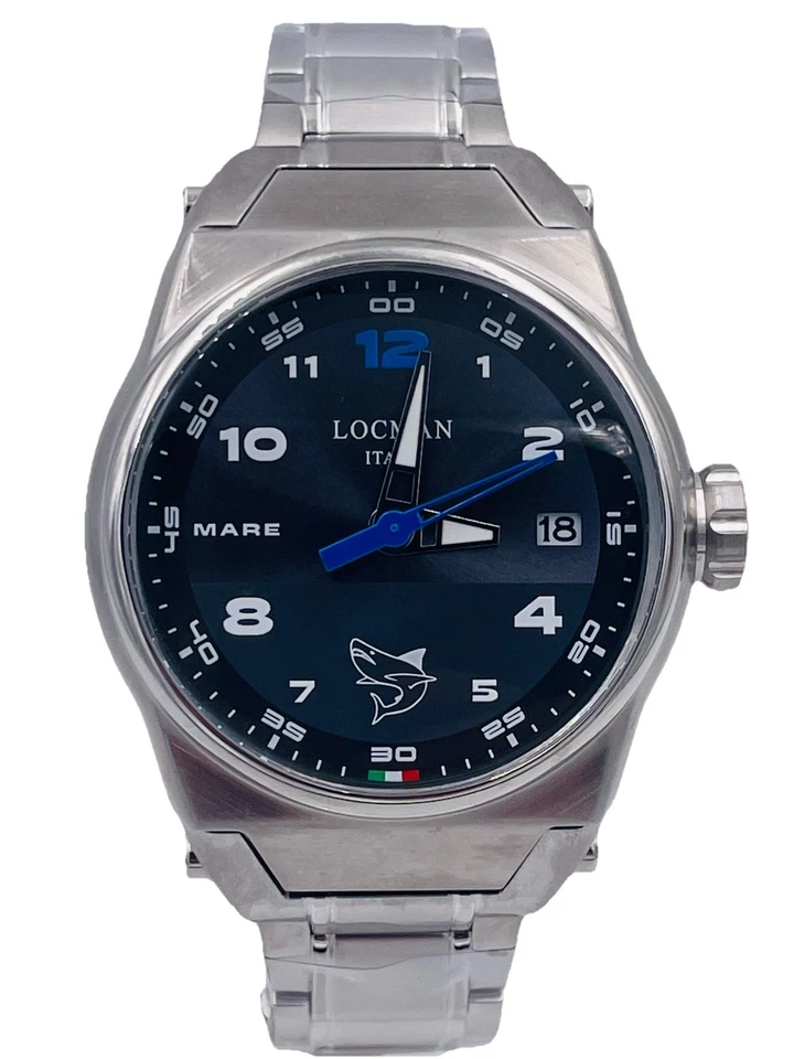 Locman Mare Watch 557ACK/535 44Mm Wr100M Titanium/Rubber Discounted