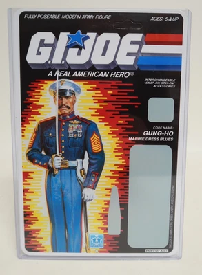 Gung-Ho Marine Dress Blues GI Joe Reproducción Tarjetero Figura Archivo Tarjeta Foto 1 de 4
