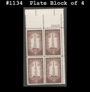 USA4 #1134 MNH PB4 Petroleum Industry - Picture 1 of 1