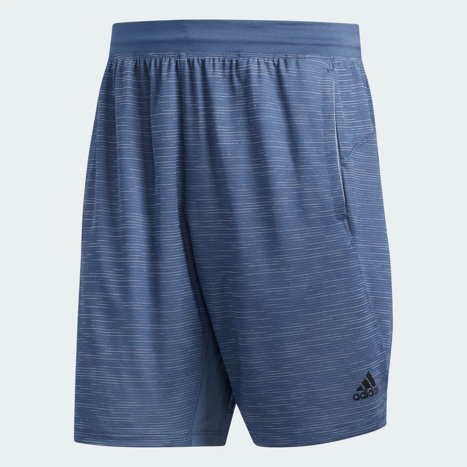 Pantalones cortos deportivos Adidas para hombre 4KRFT a rayas brezo gimnasio entrenamiento físico cortos DX9449
