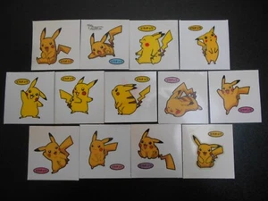 Pokemon Card Daiichi Bread Promo Sticker Pikachu x13 SET #4259 - Picture 1 of 14