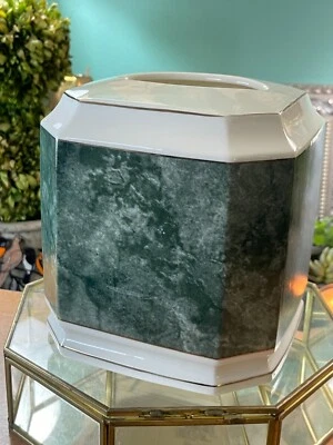 Croscill Carrara Фарфоровая Посуда Шалфей Тканевая Коробка Обложка, Декор для Дома/Ванной - Изображение 1 из 4