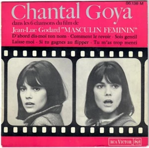 VINYL 45T EP Chantal Goya Godard MALE FEMALE, 6 TITLES - Picture 1 of 2