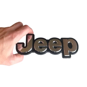 Jeep Rear Emblem Silver Chrome Gloss Logo Liftgate Badge for Cherokee 2014-2018 - Bild 1 von 4