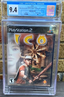 Ico Sony PlayStation 2 PS2 2001 New Factory Sealed CGC Graded 9.4 B+ Seal - Image 1 of 4