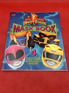 Vintage Mighty Morphin Power Rangers Mask Book With Puzzles Coloring Pages 1994 - Picture 1 of 8