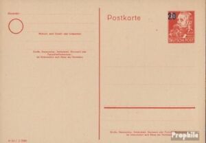 DDR P42/02 Amtliche Postkarte ungebraucht 1952 Persönlichkeiten