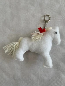 Handmade sewn Horse plush keychain - Picture 1 of 7