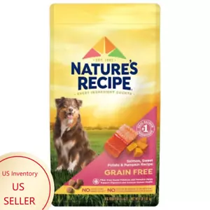 Nature's Recipe Grain Free Salmon, Sweet Potato & Pumpkin Recipe Dry Dog Food - Picture 1 of 6