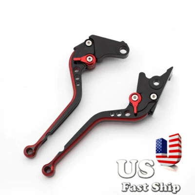 EE. UU. FXCNC Palanca de freno y embrague corta mixcolor para KAWASAKI NINJA 650R/ER-6F 17-18 Foto 1 de 4