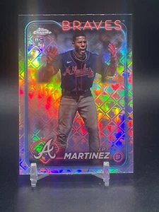 JP Martinez 2024 Topps Chrome Logofractor RC Braves - Picture 1 of 2
