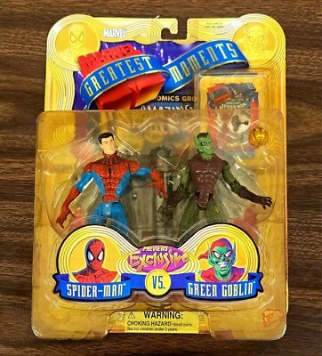 Toy Biz - Marvel Great Moments - Homem-Aranha Vs. Duende Verde (SELADO) - Imagem 1 de 4