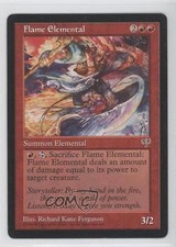 1996 Magic: The Gathering - Mirage Flame Elemental 0b0