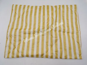 Pottery Barn Teen Emily & Meritt Cabana Stripe Standard Sham Ivory Gold #9525P - Picture 1 of 2