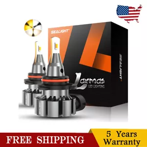 2pcs 9006 HB4 3000K LED Headlight Yellow Fog Driving Light Bulb Super Bright - Picture 1 of 8