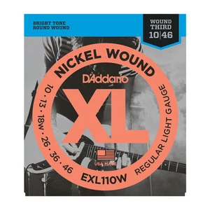 D'Addario EXL110W XL Nickel Wound electric guitar strings, Light (wound 3rd) - Picture 1 of 1