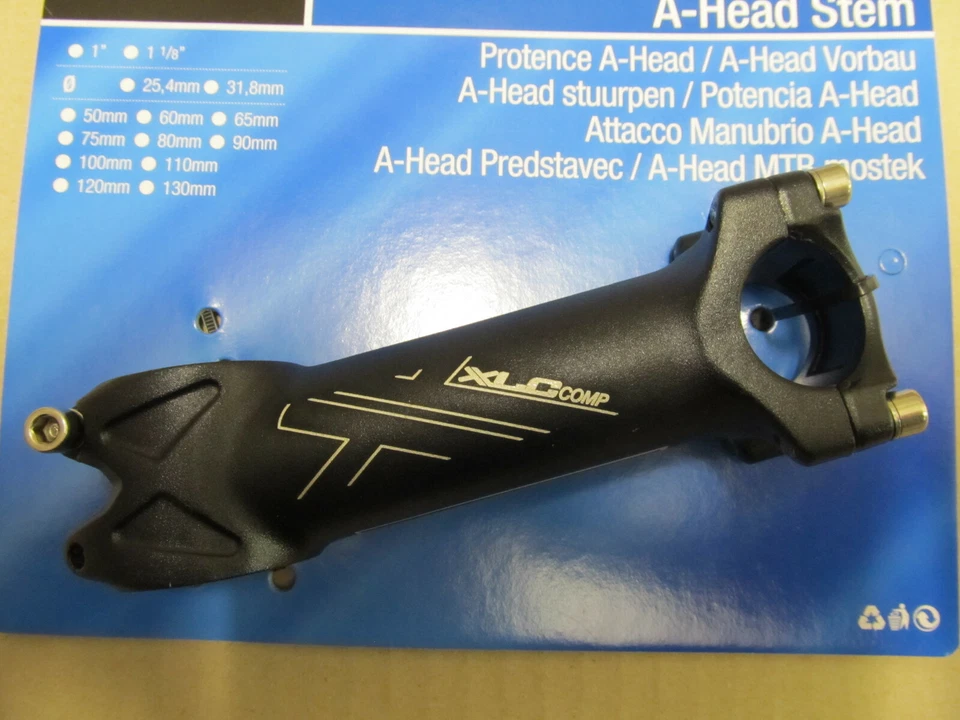 XLC Comp Vorbau Neu 25,4mm 110mm schwarz 162gramm Neu Ahead 1 1/8" - Bild 1 von 1