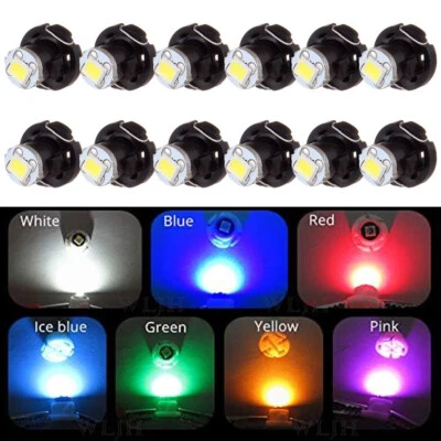 100Pcs T4.2 Neo Wedge LED Instrument Cluster Dash Climate Dash Panel Gauges Lamp - Image 1 of 4