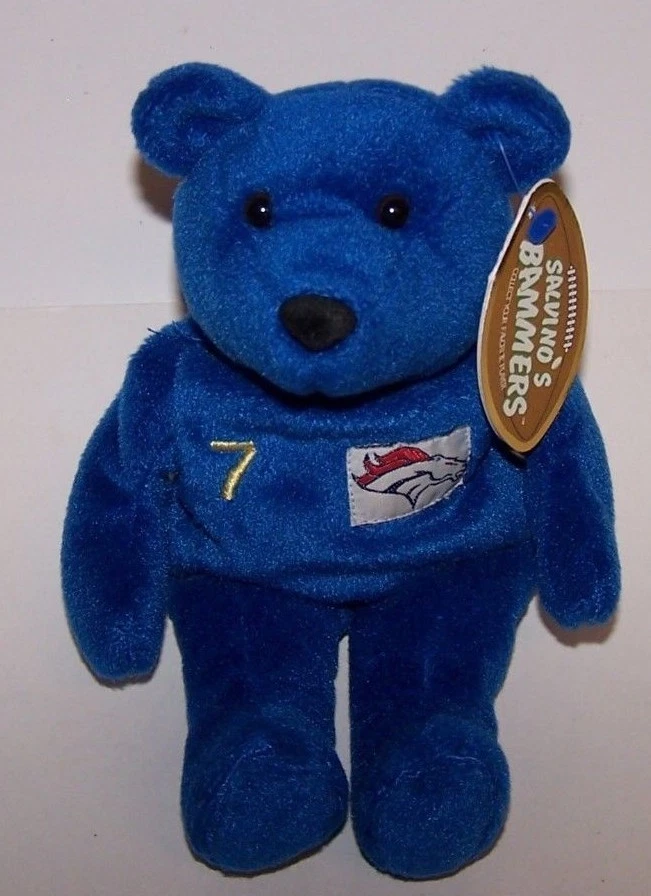 John Elway #7 Denver Broncos NFL 1999 Salvino's Bammers Promo Bear