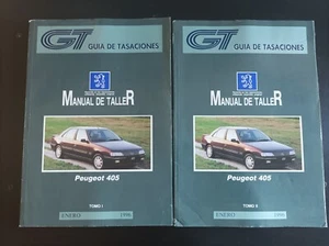 Manual de taller Peugeot 405 de 1996. Dos Tomos. GT Guía de Tasaciones EINSA - Imagen 1 de 11