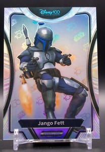 2023 Kakawow Phantom Disney 100 Star Wars Jango Fett Silver Card