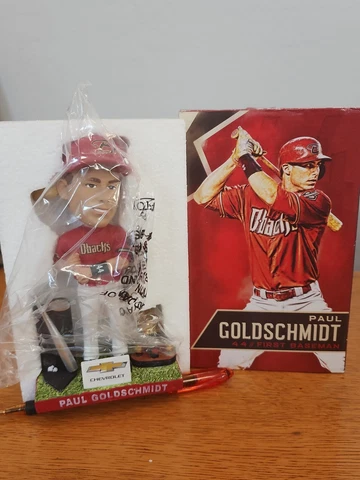 2014 Paul Goldschmidt Arizona Diamondbacks Bobble Head in Box SGA New Cover