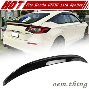 2022-2025 Fits HONDA Civic 11th FL Hatchback P Type Trunk Spoiler Paint Black - Picture 1 of 8