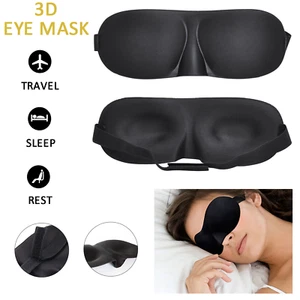 Luxury Sleep Eye Mask Soft Padded Travel Blindfold Blackout for Night Cover - Picture 1 of 13