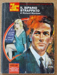 LIBRO SEGRETISSIMO IL SIPARIO STRAPPATO Richard Wormser 1966 Mondadori n.152 - Picture 1 of 3