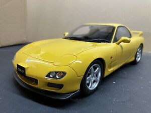 1/18 - 1999 MAZDA RX7 FD TYPE R BATHURST R-YELLOW- LIMITED EDT. - MINT
