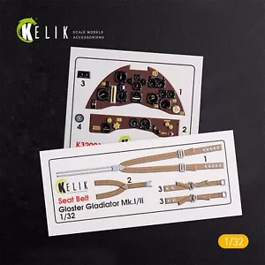 KeliK K32001 Scale 1:32 Gloster Gladiator Mk.II interior 3D decals for Icm kit - Picture 1 of 24