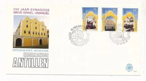 D327884 Netherlands Antilles FDC 250 Years Synagogue Mikve Israel-Emanuel - Picture 1 of 1