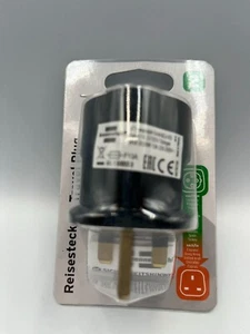 Brennenstuhl Travel Plug Europe to UK Plug Adapter Plug Socket BRAND NEW - Picture 1 of 3