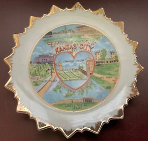 Kansas City vintage decorative plate 6” (made in Japan) - Picture 1 of 2