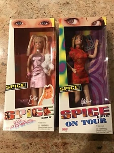 Lot 2 Vintage 1998 Galoob Toys Spice Girls On Tour Doll Baby/Ginger Spice-SEALED - Picture 1 of 4