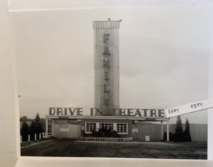 EARLY ARNOLD PA. FAMILY DRIVE IN MOVIE THEATRE RARE ENTRANCE VIEW 75¢ NEW PRINT - Picture 1 of 4