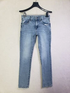 GapKids 1969 Girls Jean 14R Blue Cotton Blend Midrise Distressed Skinny Denim - Picture 1 of 20