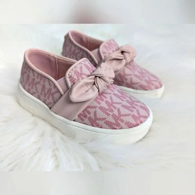 MICHAEL Michael Kors Jem 蝴蝶结懒人运动鞋 学步儿童 5 码 — 第 1/4 张图片