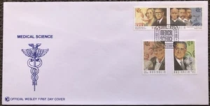 Australia WCS Wesley First Day Cover,1995 Celebrating Medical Science - Picture 1 of 1