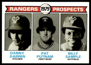 1979 Topps #713 Rangers 1979 Prospects Darwin Putnam Sample RC Texas Rangers - Picture 1 of 2