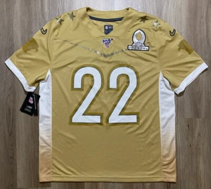 Men's Nike Christian McCaffrey Gold 2020 NFC Pro Bowl Game Jersey - Picture 1 of 16