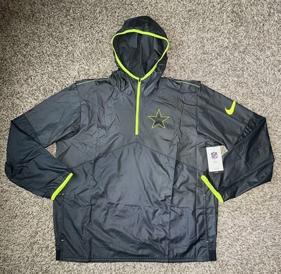 Nike Dallas Cowboys Pullover Ligero con Capucha 1/2 Cremallera Chaqueta Volt Para Hombre’s XL Foto 1 de 4