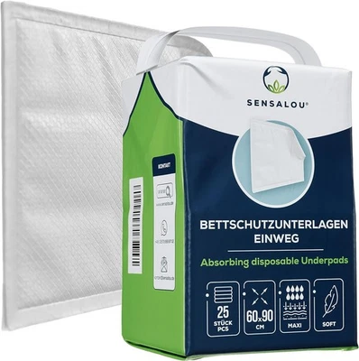 Inkontinenz Auflage Unterlage Bettschutz - Einweg Krankenunterlage 60x60 60x90 - Bild 1 von 4