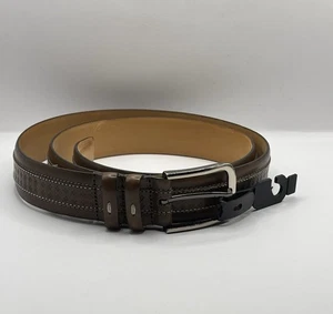 NUOVA cintura Mezlan uomo premium classica vera pelle moda made in Spain - Foto 1 di 7